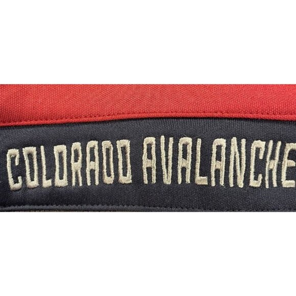 Colosseum Colorado Avalanche Youth L (16/18) Full-Zip Hoodie Jacket Red & Gray c - Picture 5 of 11